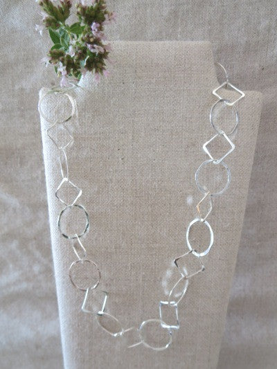 Circle-Square Necklace